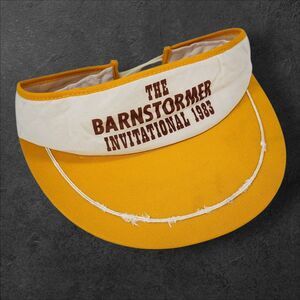 1983 Barnstormer Invitational Mystery Visor California Headwear Retro Promo Rare